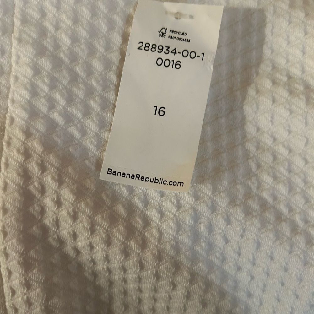 NWT Banana Republic DIAMOND JACQUARD FIT-AND-FLARE Dress (size 16) - Picture 7 of 12